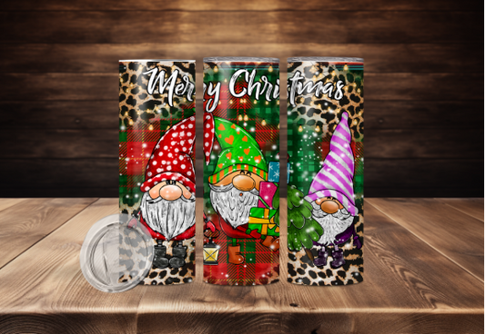 Fun Colored Merry Christmas Gnomes