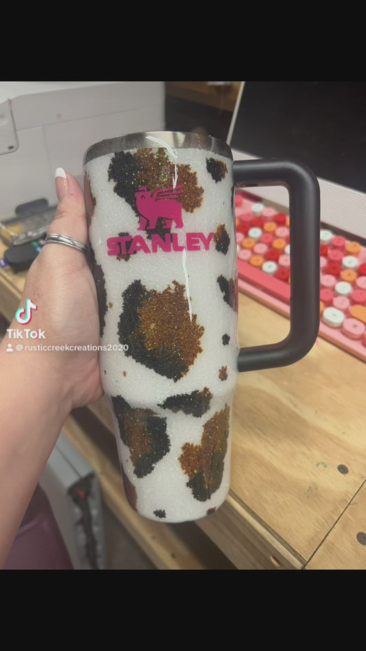 30 ounce cow print